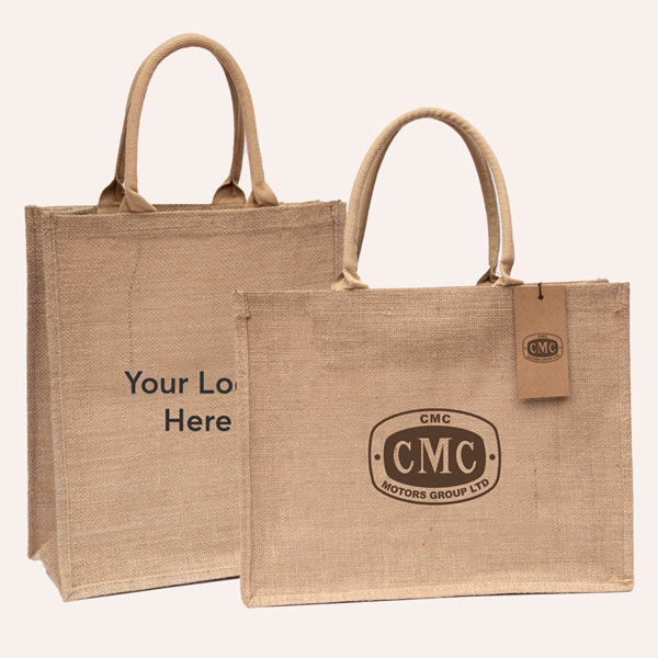 Custom Printed Eco Jute Bags Sahara Designers