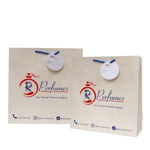 Custom Printed White Gift Bags