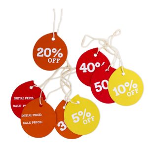 Custom Printed Colour Tags