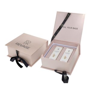 Custom Printed Rigid Gift Box With Ribbon